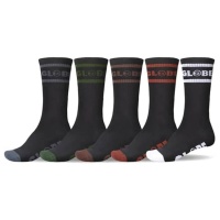 globe_tilt_crew_hi_sock_5_pack_black_assorted