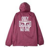 obey_no_one_hooded_snap_coaches_jacket_raspberry_1