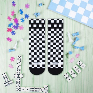american_socks_ankle_high_checkerboard_black_white_4