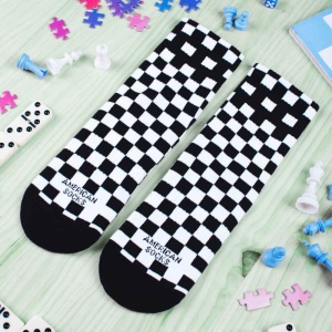 american_socks_ankle_high_checkerboard_black_white_5
