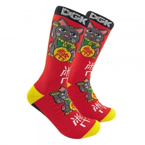 dgk_skateboards_good_luck_sock_red_2
