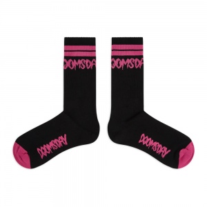 doomsday_logo_socks_black_fuchsia_2