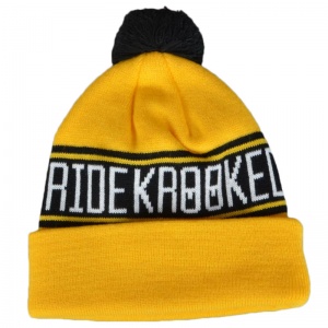 krooked_get_it_straight_pom_beanie_yellow_black_2