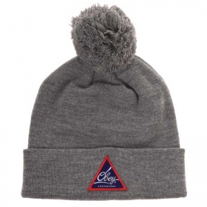 obey_albany_pom_beanie_heater_grey_1