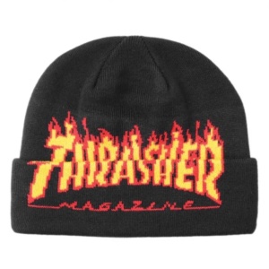 thrasher_flame_fold_beanie_black_1