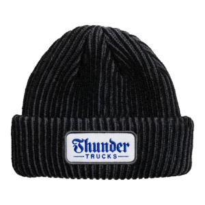 thunder_script_patch_cuff_beanie_black_charcoal_blue_1