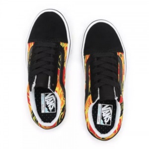 vans_comfycush_old_skool_kids_flame_black_true_white_4